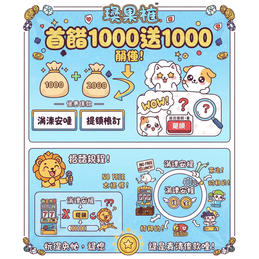 首儲1000送1000：詳解娛樂城優惠流水要求與提領限制